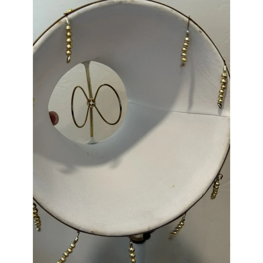 Vintage Butterflies porcelain Accent Lamp 3 Way‎ Light Intensity Shade Estate